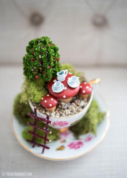 Image for event: Teacup Fairy Garden