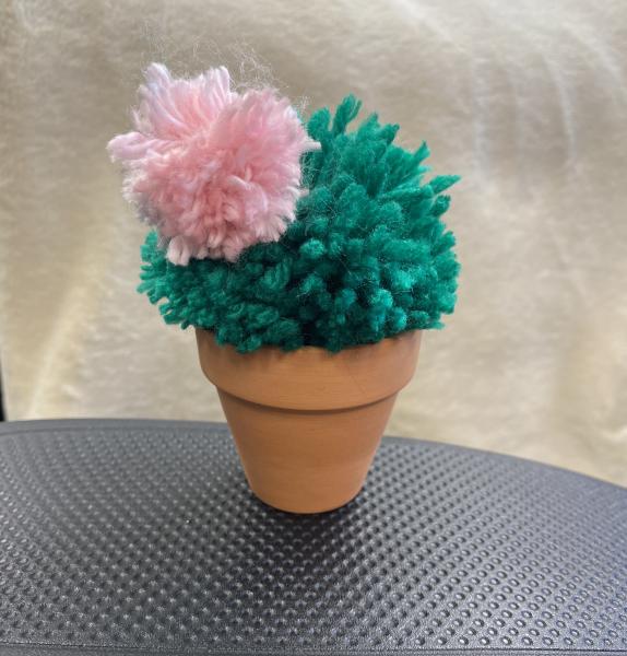Image for event: Maker Mondays 2 Go: Pom Pom Cactus