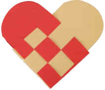 Image for event: Pickup Program: Woven Paper Hearts
